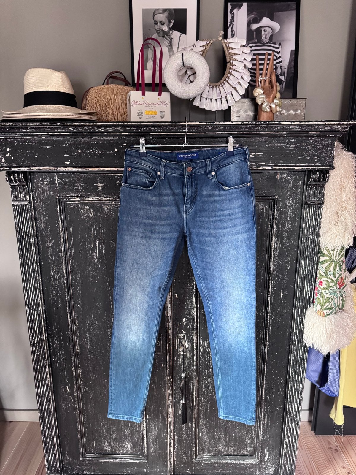 Scotch & Soda Heren Jeans Maat 30/30 - Zo goed als nieuw, Ophalen of Verzenden, Zo goed als nieuw, Blauw, W32 (confectie 46) of kleiner