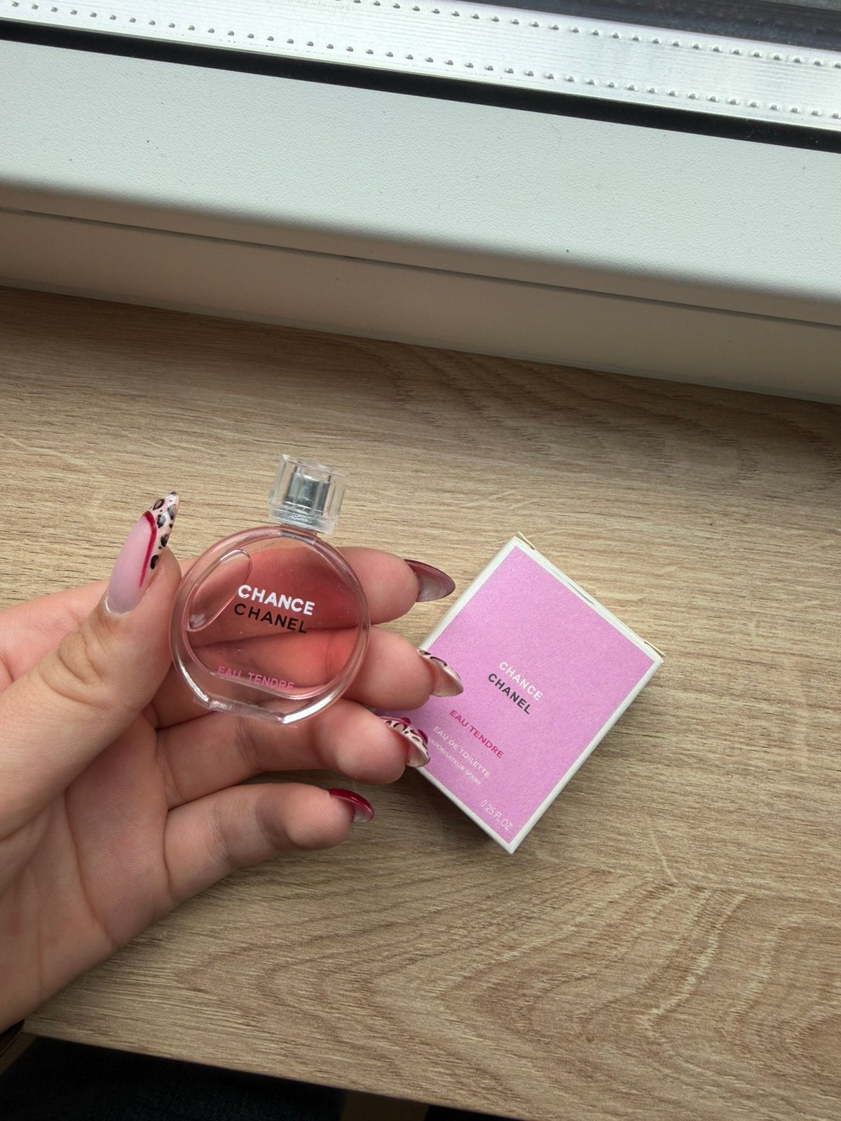 Mini parfum chanel chance, Ophalen of Verzenden, Zo goed als nieuw