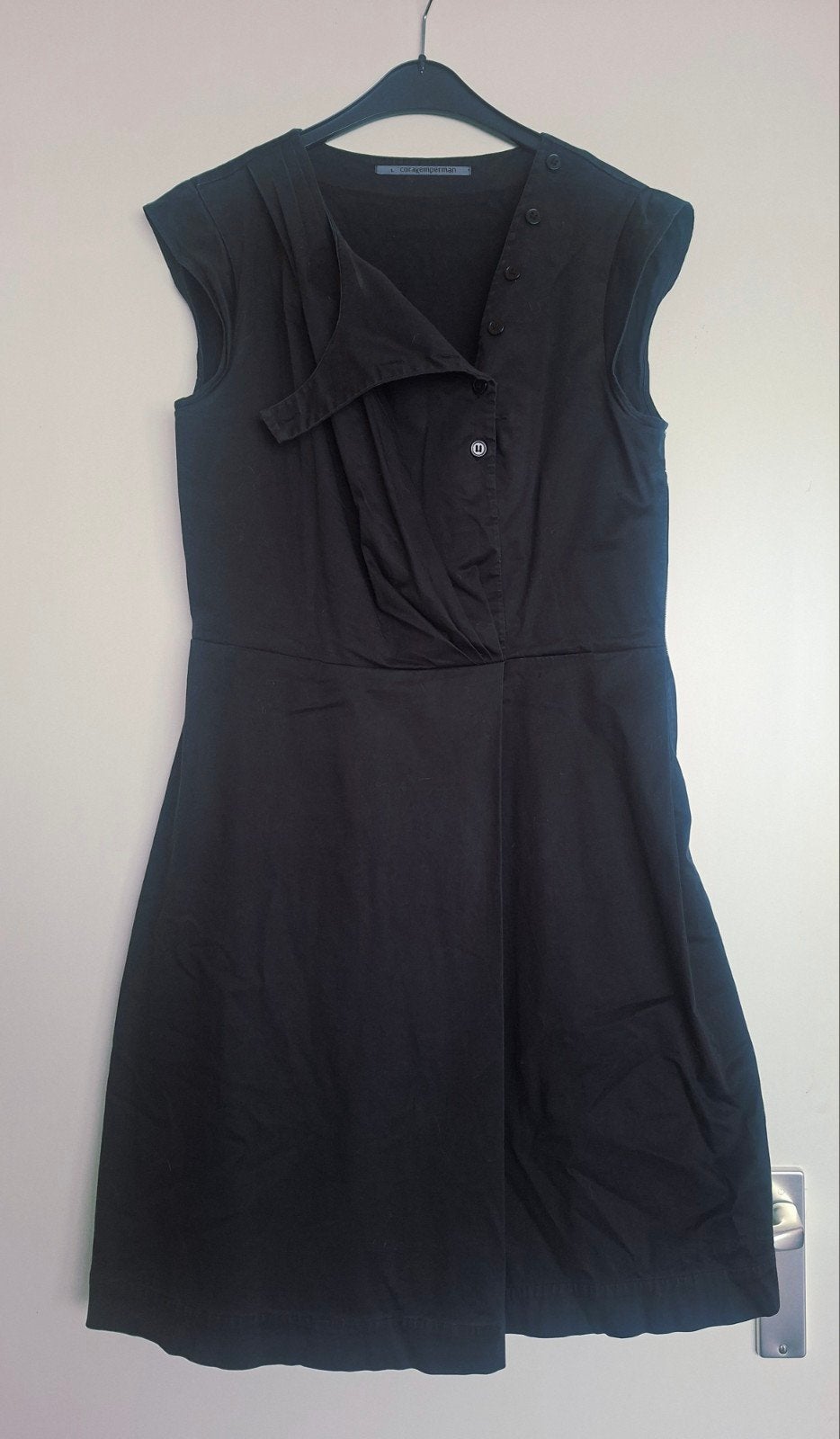 Jurk zwart Cora Kemperman, maat L, a lijn, Kleding | Dames, Verzenden, Zwart, Cora Kemperman, Knielengte