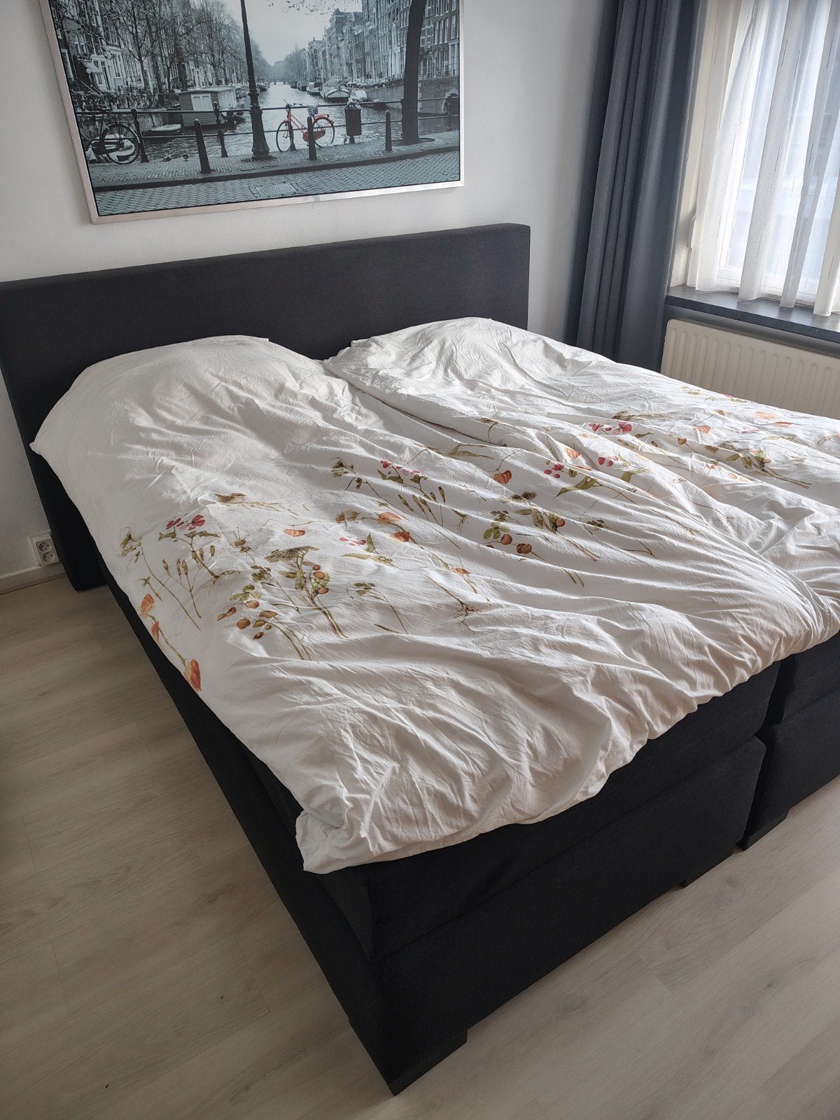 tweepersoonsbed 180 breed, Ophalen, Zo goed als nieuw, Tweepersoons, 180 cm