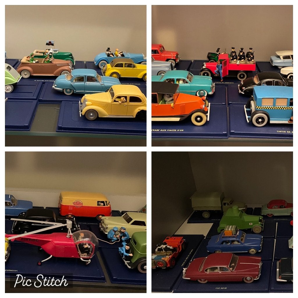 Verzameling miniatuur autos Kuifje TinTin   , Hobby en Vrije tijd, Ophalen, Zo goed als nieuw, Auto, Overige merken