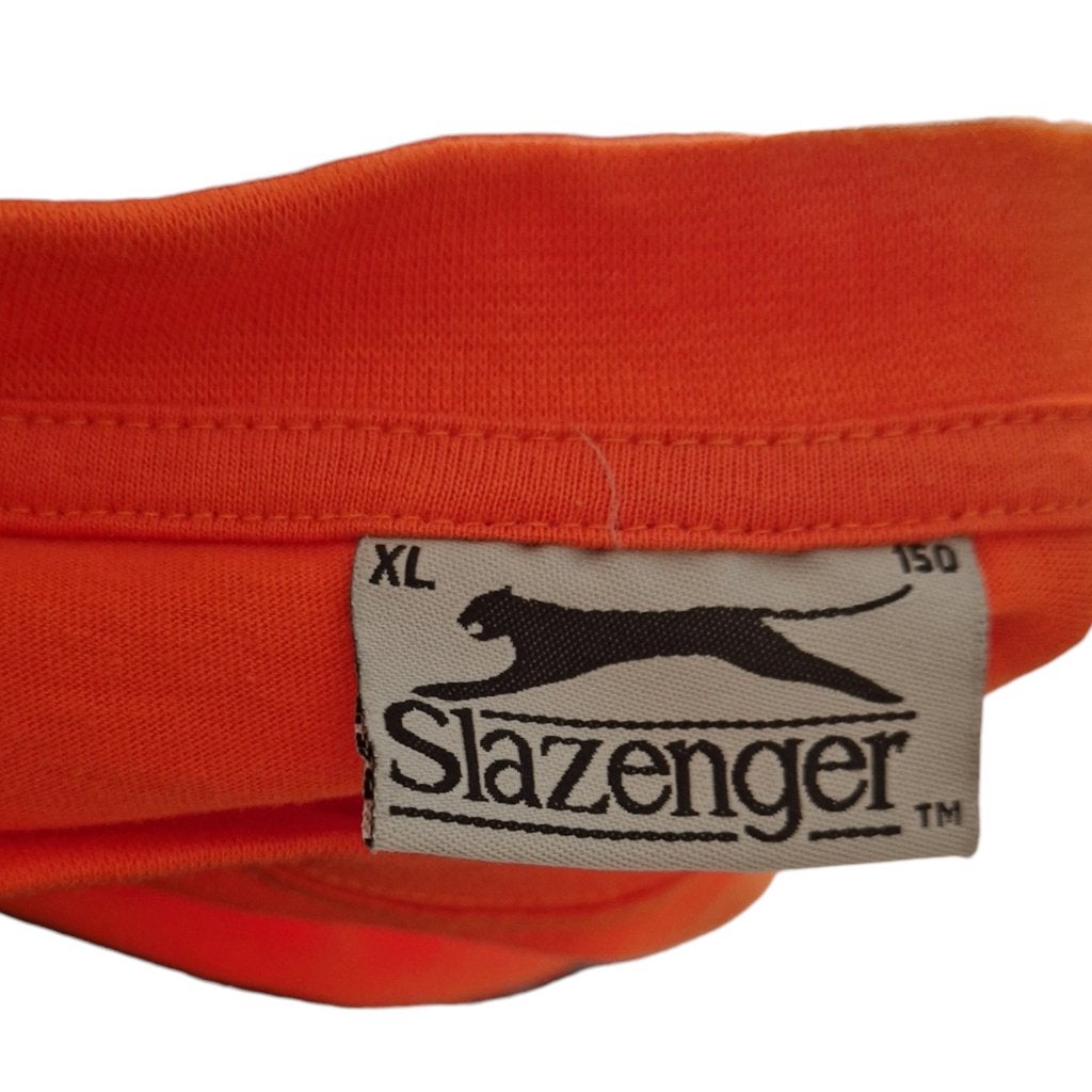 Slazenger T-shirt moppersmurf oranje XL Ik haat voetbal, Gebruikt, Overige typen, Ophalen of Verzenden, Slazenger