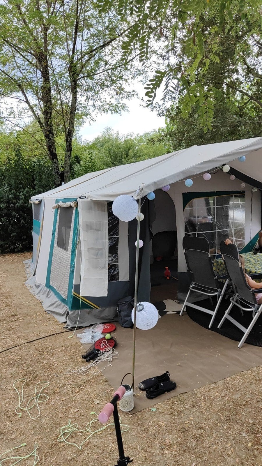 Complete vouwwagen met voortent en luifel, Caravans en Kamperen, Ophalen