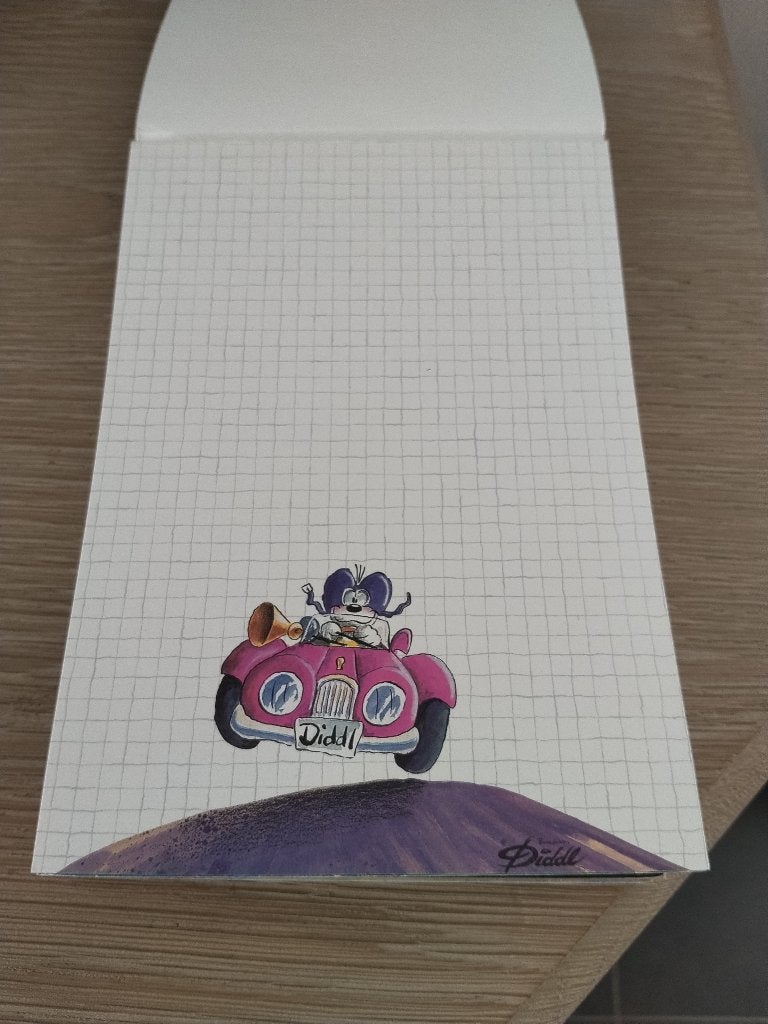 zeldzaam diddl A5 blaadje nr 24, Verzamelen, Ophalen of Verzenden, Diddl, Zo goed als nieuw, Papier, Kaart of Schrift