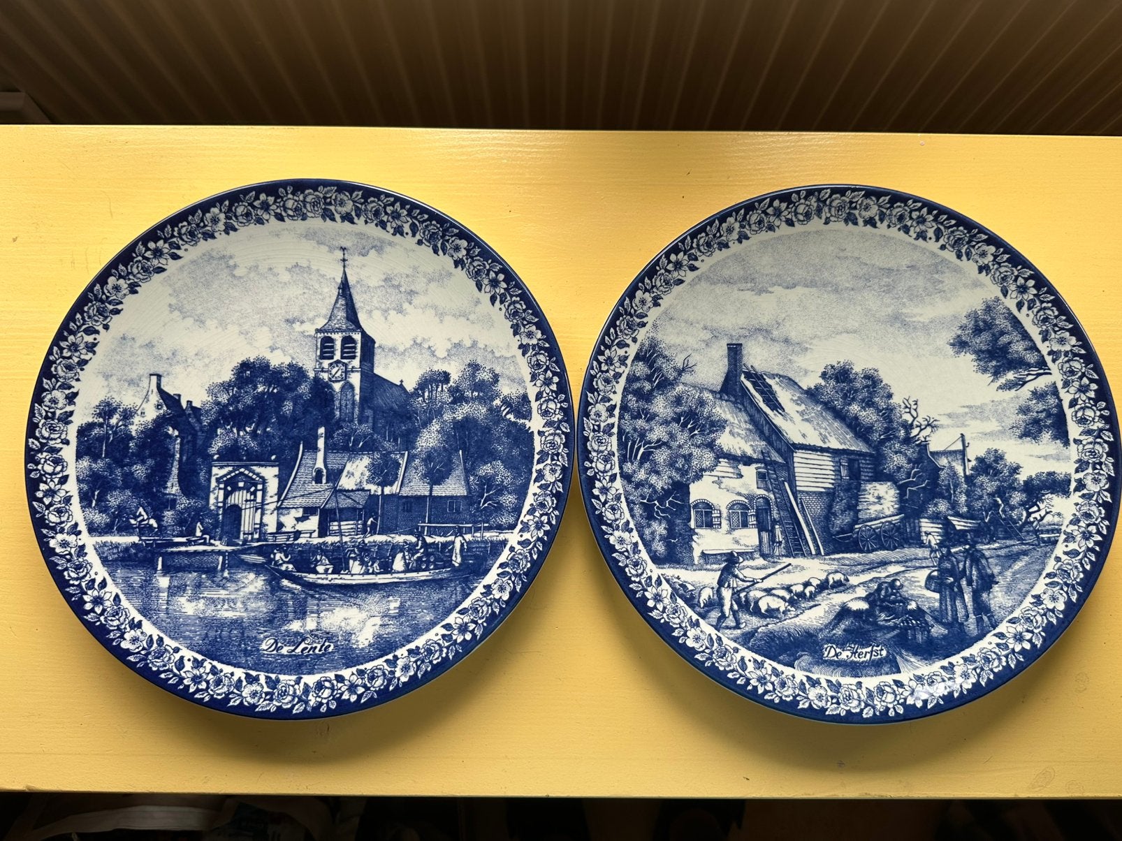 Antieke Wandborden, Ophalen