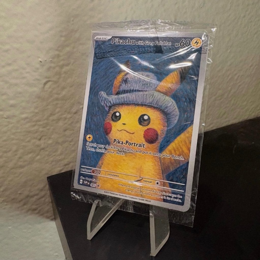 Pikachu with Grey Felt Hat 085