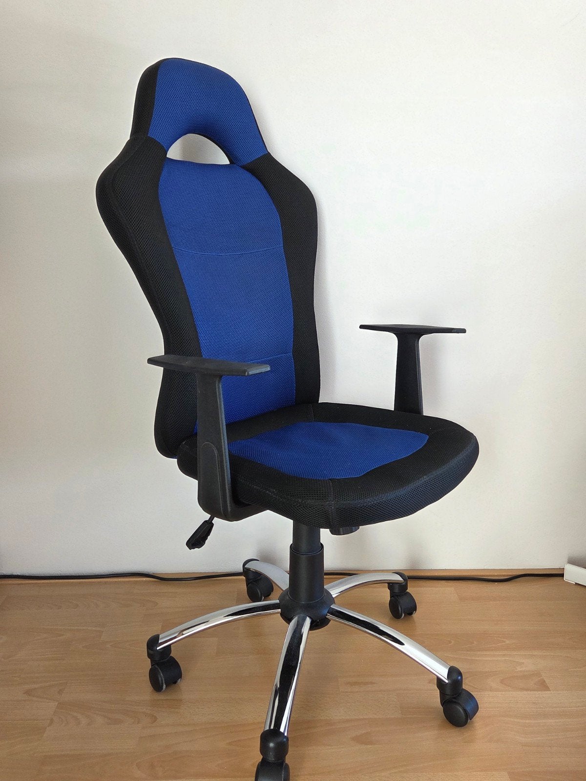 Bureaustoel blauw/zwart - Comfortabel en functioneel, Ophalen