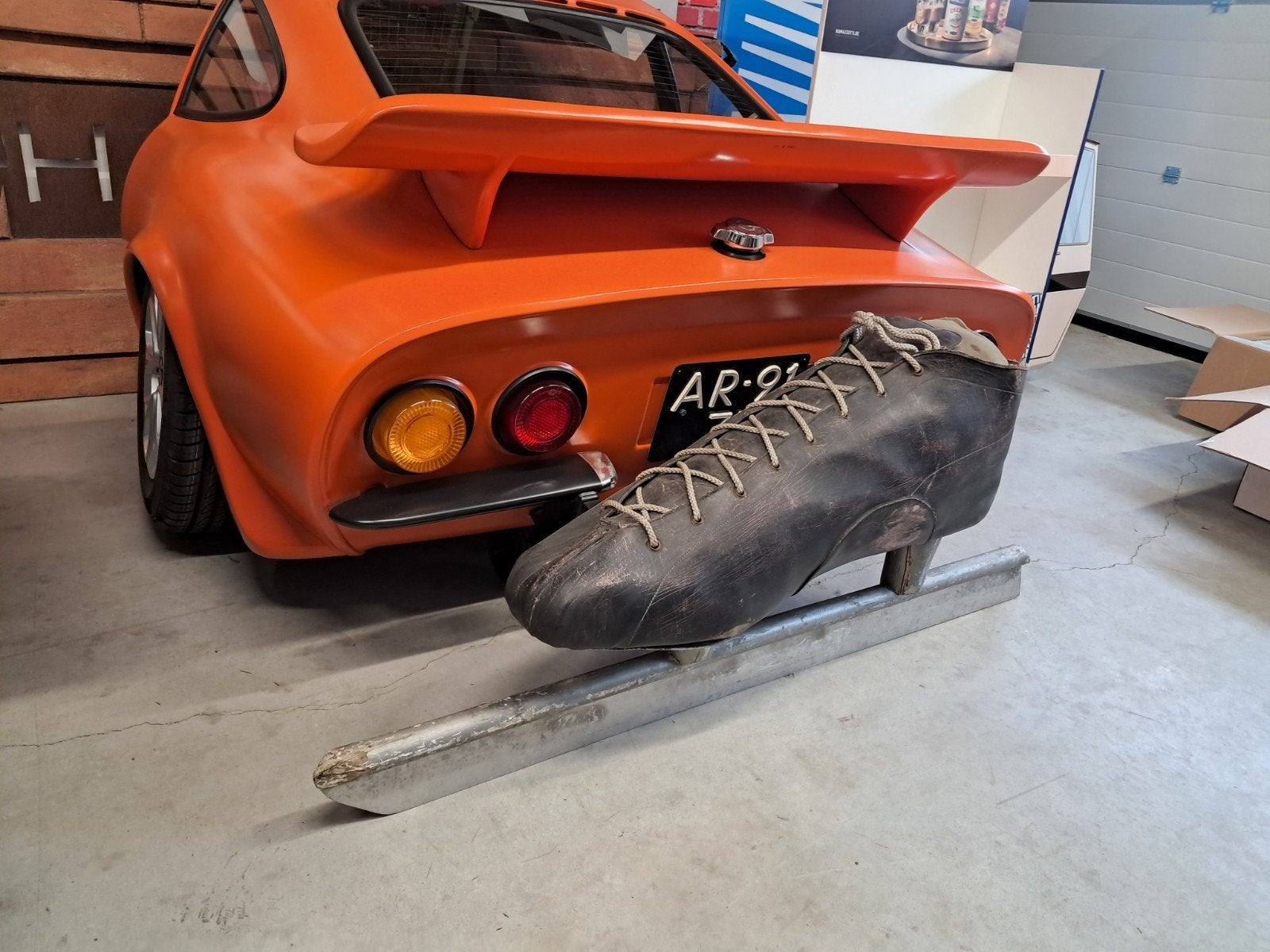 Miestri grote dummy reclame schaats 137cm gebruikte staat, Ophalen, Eu, Gebruikt, Eu