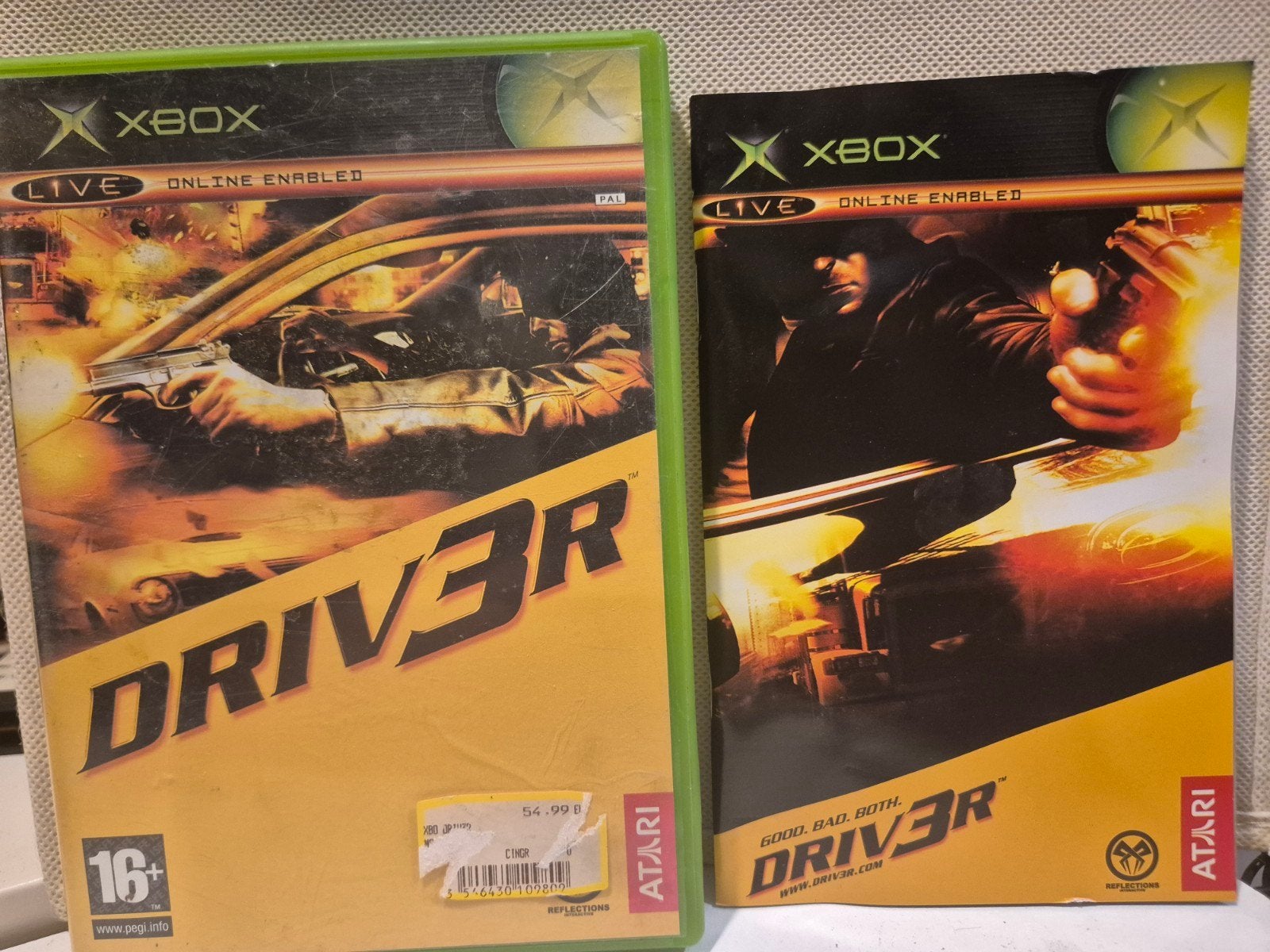 Driver Driv3r XboX Classic, Avontuur en Actie, Vanaf 18 jaar, 1 speler, Ophalen of Verzenden