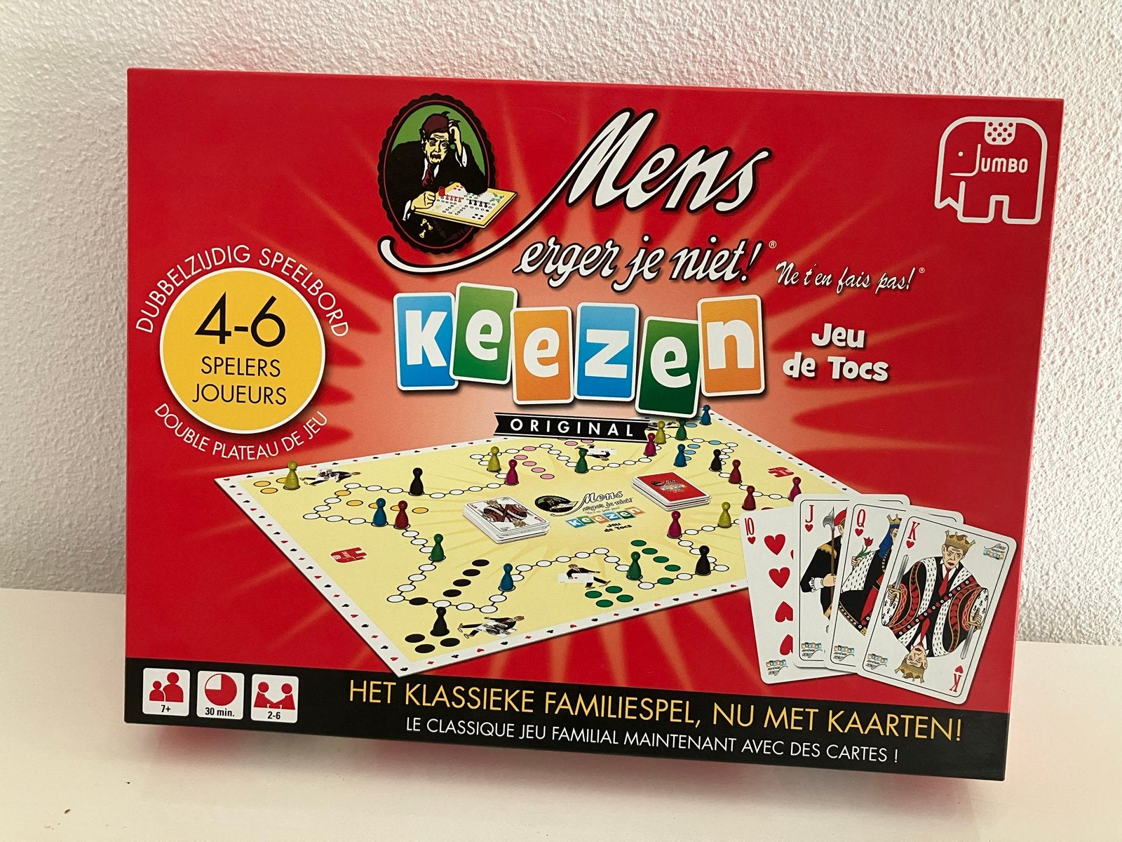 Mens Erger Je Niet! Keezen - Zo goed als nieuw, Hobby en Vrije tijd, Een of twee spelers, Ophalen of Verzenden, Zo goed als nieuw