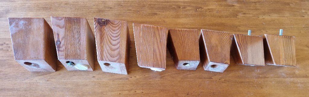 Houten bankpoten/meubelpoten, Verzenden, Zo goed als nieuw
