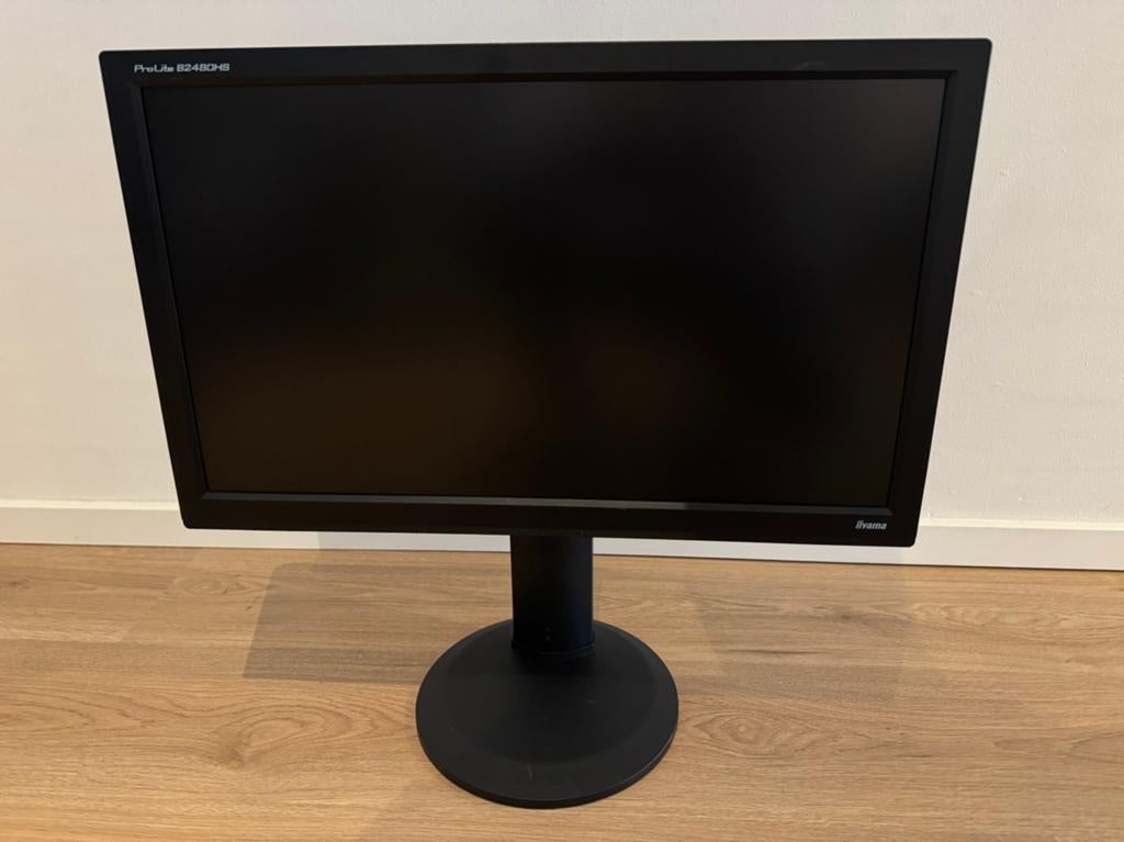 Iiyama Beeldscherm 24”, Computers en Software, Monitoren, Ophalen, HDMI, Full HD, Zo goed als nieuw