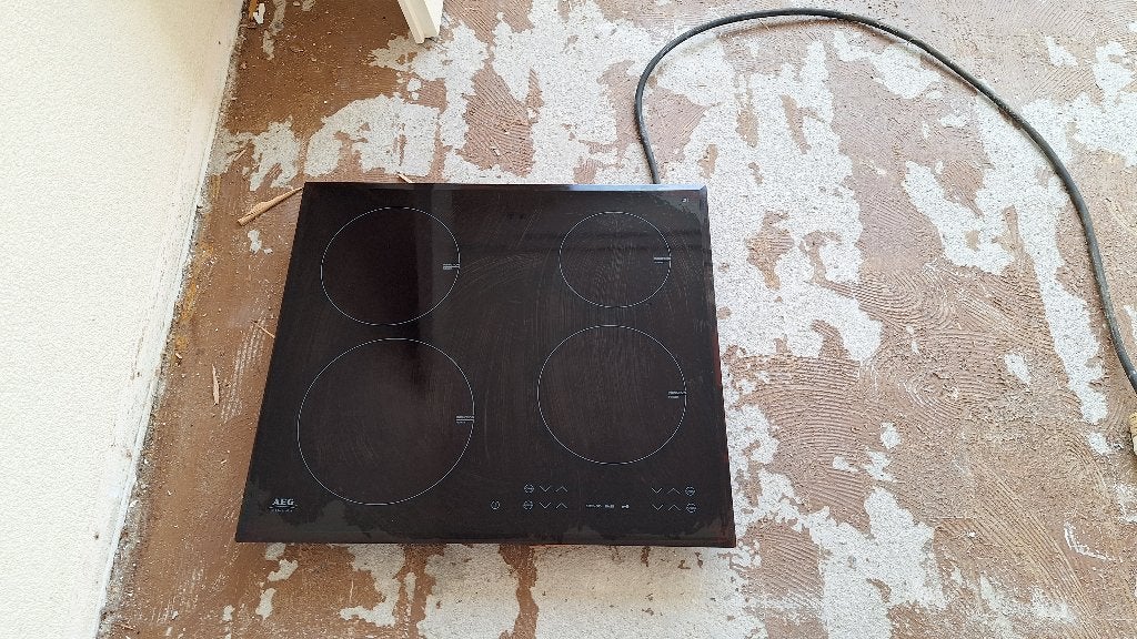 inductiekookplaat AEG inbouwkookplaat, Ophalen, Gebruikt, 4 kookzones, Inbouw