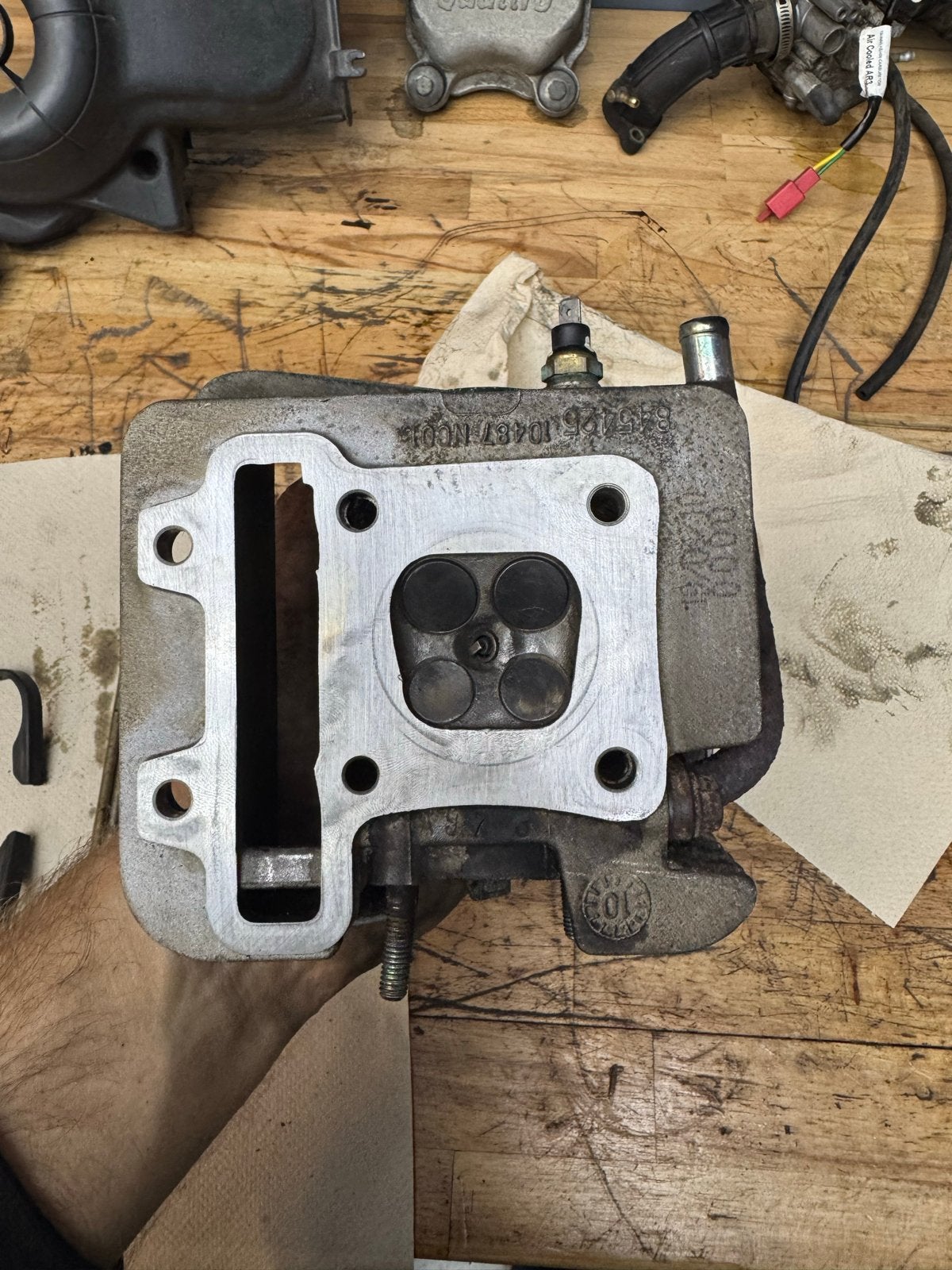 Vespa 4t 4v ombouw set compleet, Ophalen of Verzenden, Gebruikt, Cilinder, Vespa