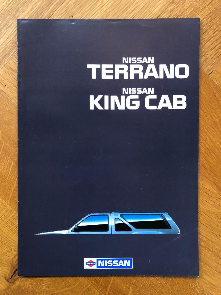 Nissan Terrano King Cab folder 1988, Verzenden, Nieuw, Nissan, NISSAN