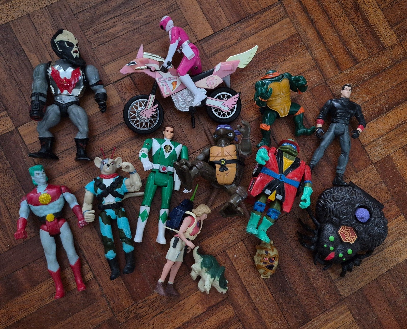 mix of 90s toys / TMNT, Power Rangers, MM, MOTU, Verzamelen, Ophalen of Verzenden, Gebruikt
