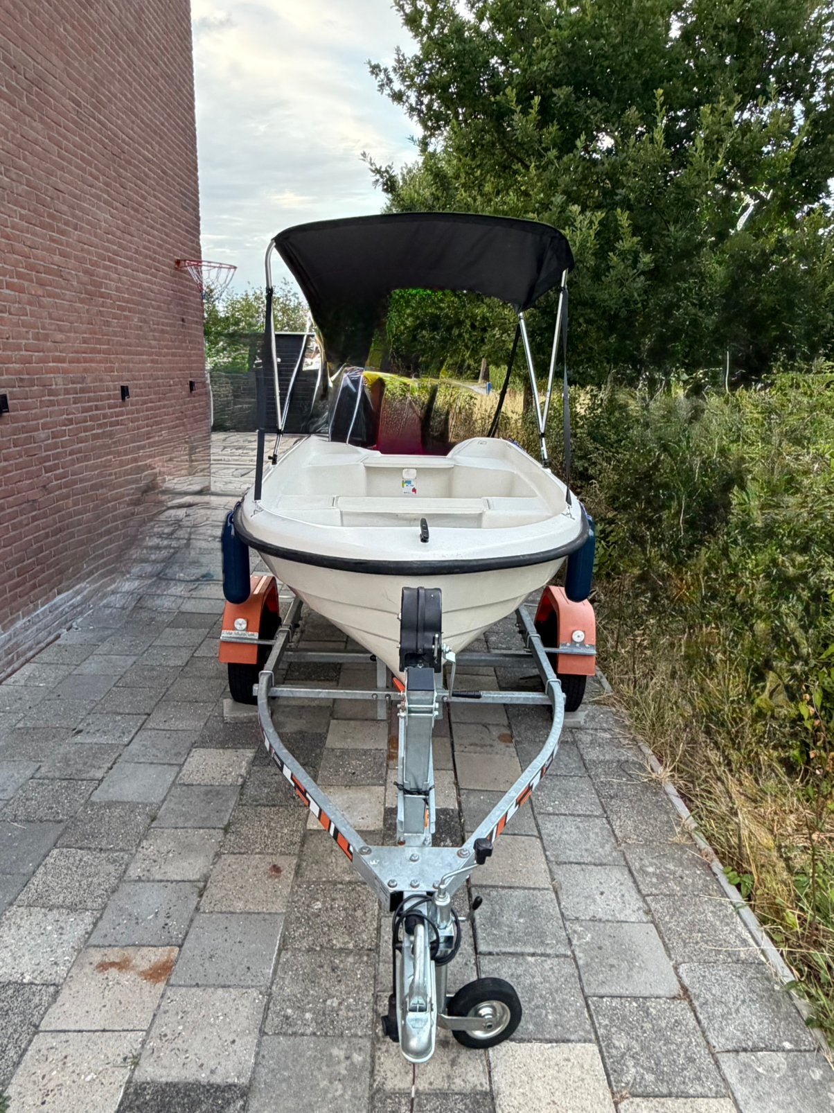 Quicksilver 360 met 6pk 4 takt en trailer, Ophalen, Tot 10 pk, Zo goed als nieuw, Quicksilver