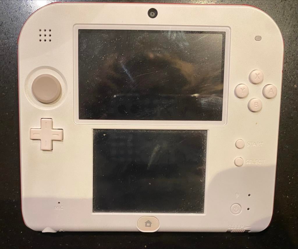 Nintendo 2DS Wit/Rood + Oplader + Stylus + Animal Crossing, Spelcomputers en Games, Spelcomputers | Nintendo 2DS en 3DS, Ophalen
