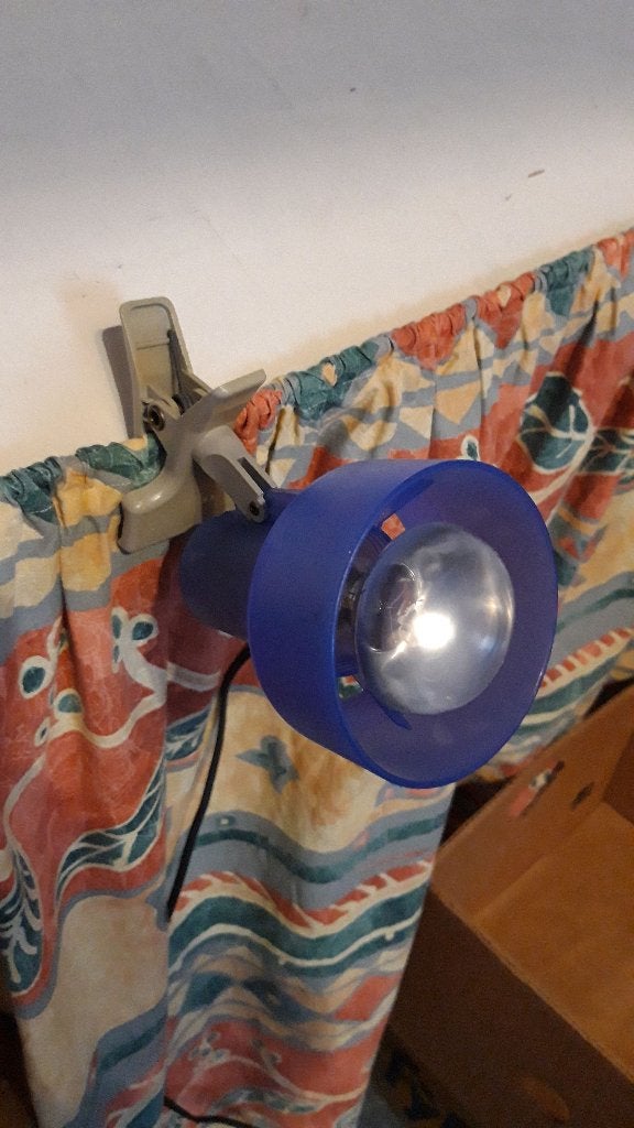 Klemlamp, Huis en Inrichting, Lampen | Tafellampen, Ophalen of Verzenden, Gebruikt