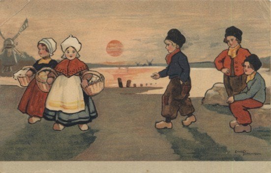 Ethel Parkinson - ansichtkaart, Ophalen of Verzenden, Voor 1920, Gelopen, Zuid-Holland