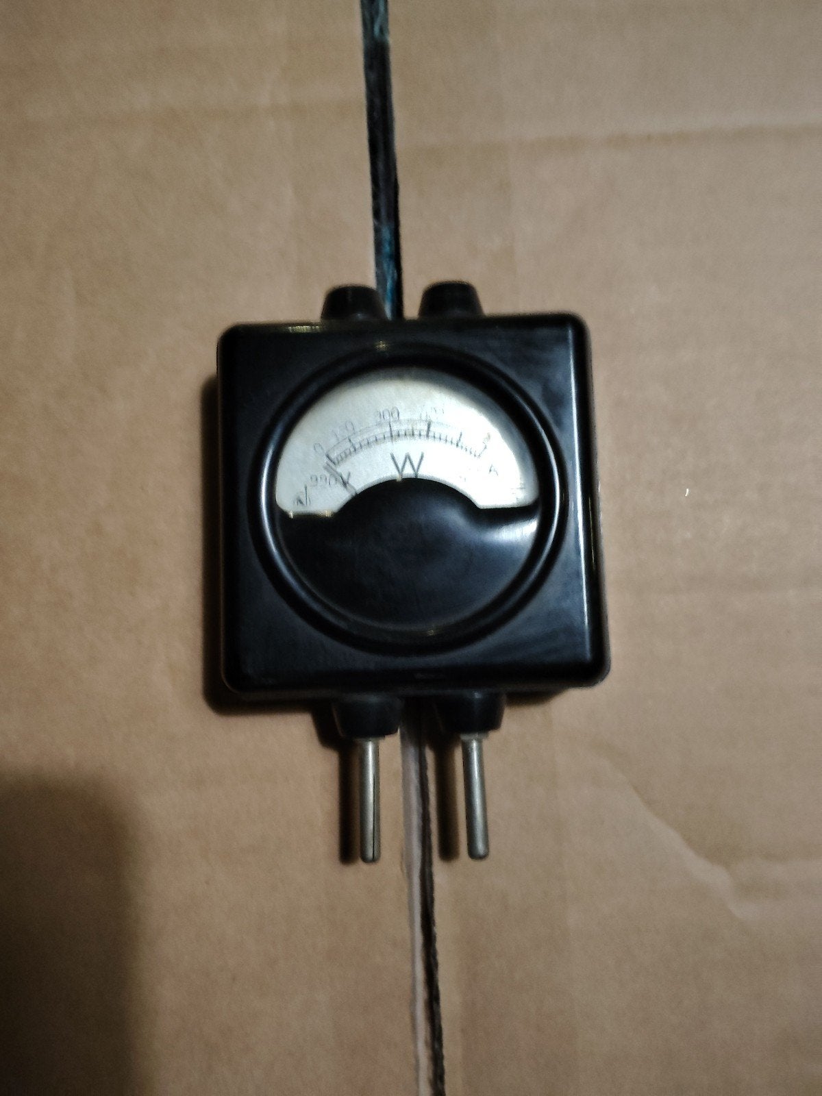 Vintage Wattmeter / Voltmeter / Ampèremeter - Elektriciteit, Ophalen of Verzenden, Gebruikt, Elektriciteit