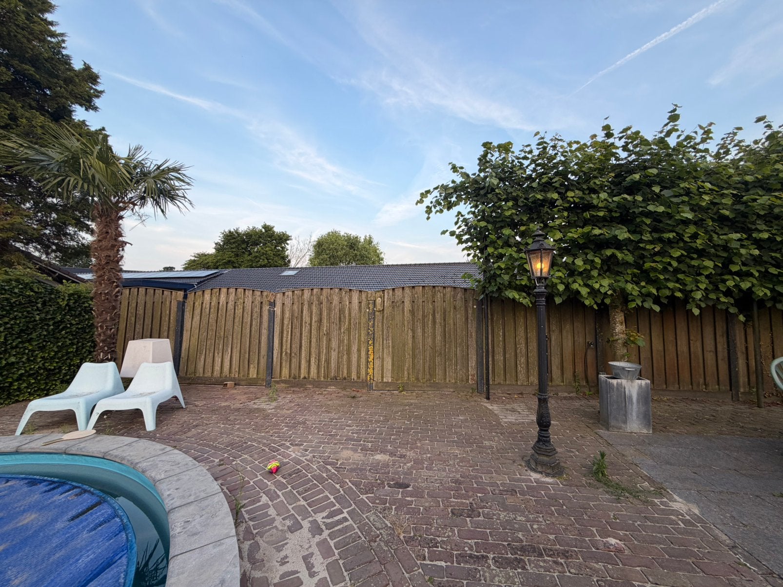 Schutting 16,5m, Tuin en Terras, Schuttingen, Ophalen, 6 meter of meer, Hout, 1 tot 2 meter