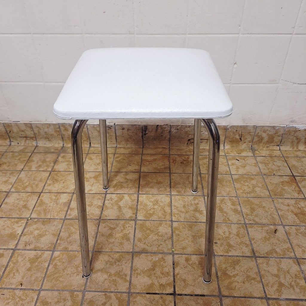 Vintage / Retro Brabantia Kruk / Wit, Ophalen, Gebruikt, -, -