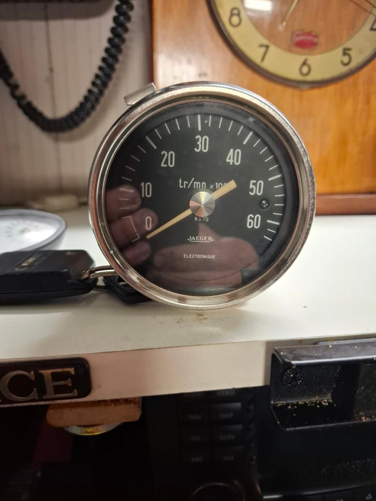 JAEGER Toerenteller Elektronisch - Oldtimer Onderdeel, Ophalen of Verzenden, Gebruikt, Overige automerken