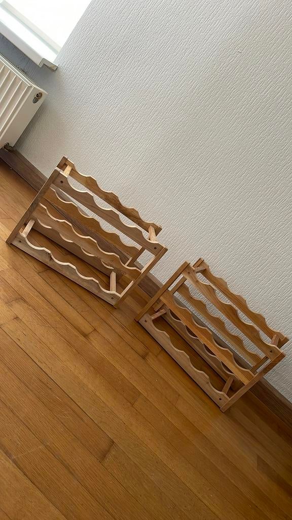 Houten wijnrek / wijnhouder, Ophalen of Verzenden, Zo goed als nieuw, Hout, Minder dan 50 cm
