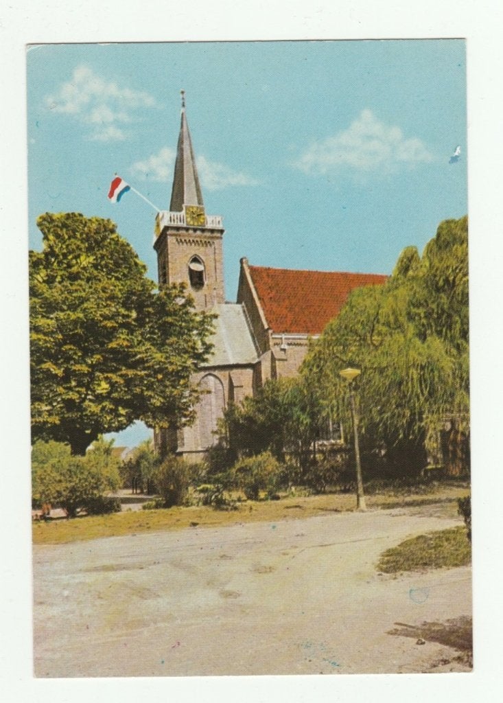 Katwijk aan den Rijn - Herv Kerk, Ophalen of Verzenden, 1960 tot 1980, Ongelopen, Zuid-Holland