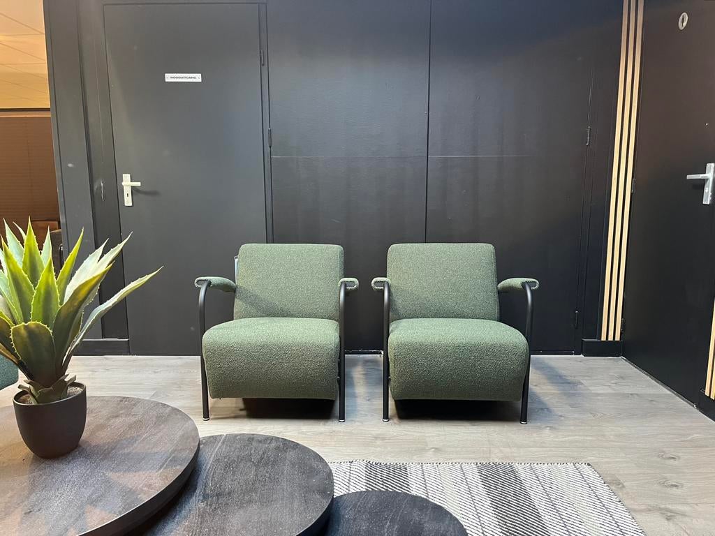 Leolux Scylla ploegstof Monza, Huis en Inrichting, Fauteuils, Ophalen, 75 tot 100 cm, Zo goed als nieuw, Leolux artifort rolf benz design on stock montis
