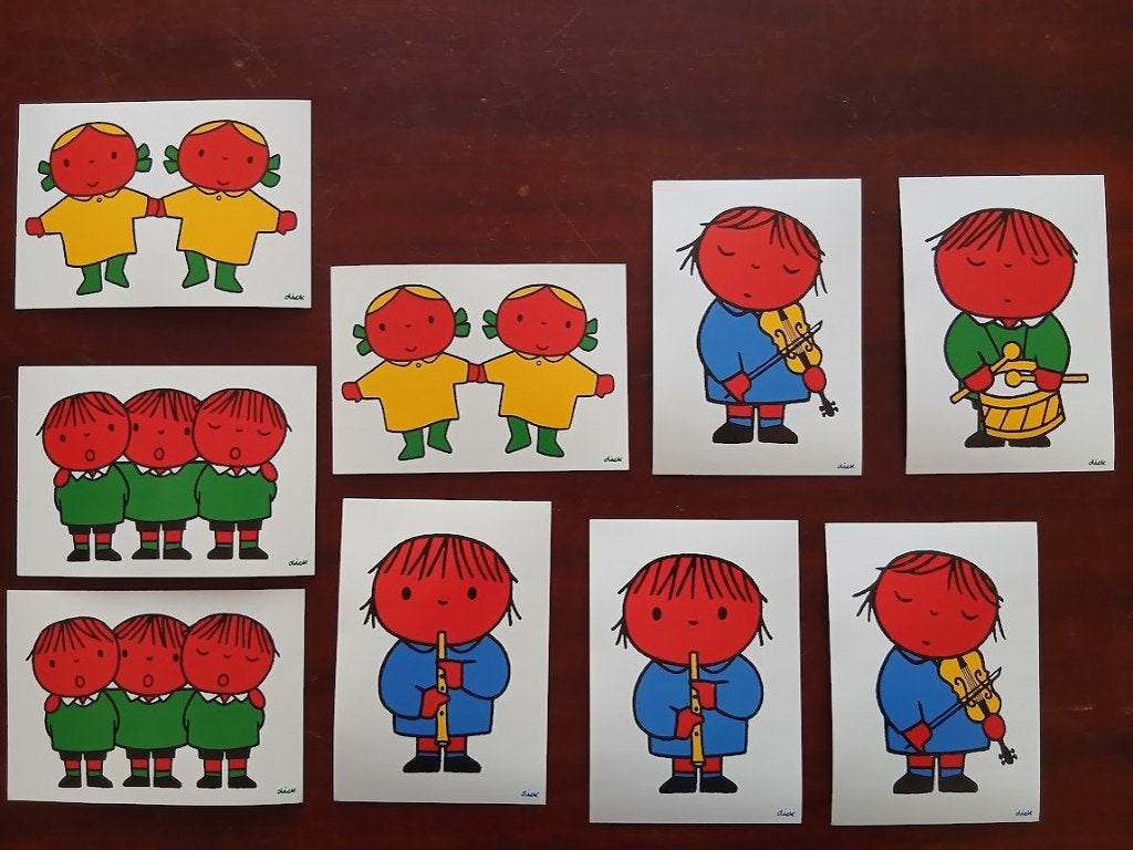 Dick Bruna ansichtkaarten + boekje, Ophalen of Verzenden, 1960 tot 1980, Ongelopen, Kinderen