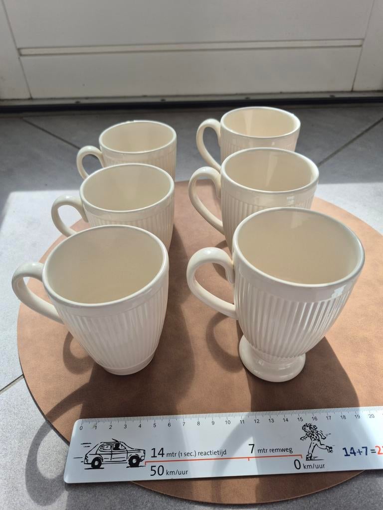 Wedgwood Windsor mokken, Huis en Inrichting, Ophalen, Zo goed als nieuw, Wedgwood, Kop(pen) en/of Schotel(s)