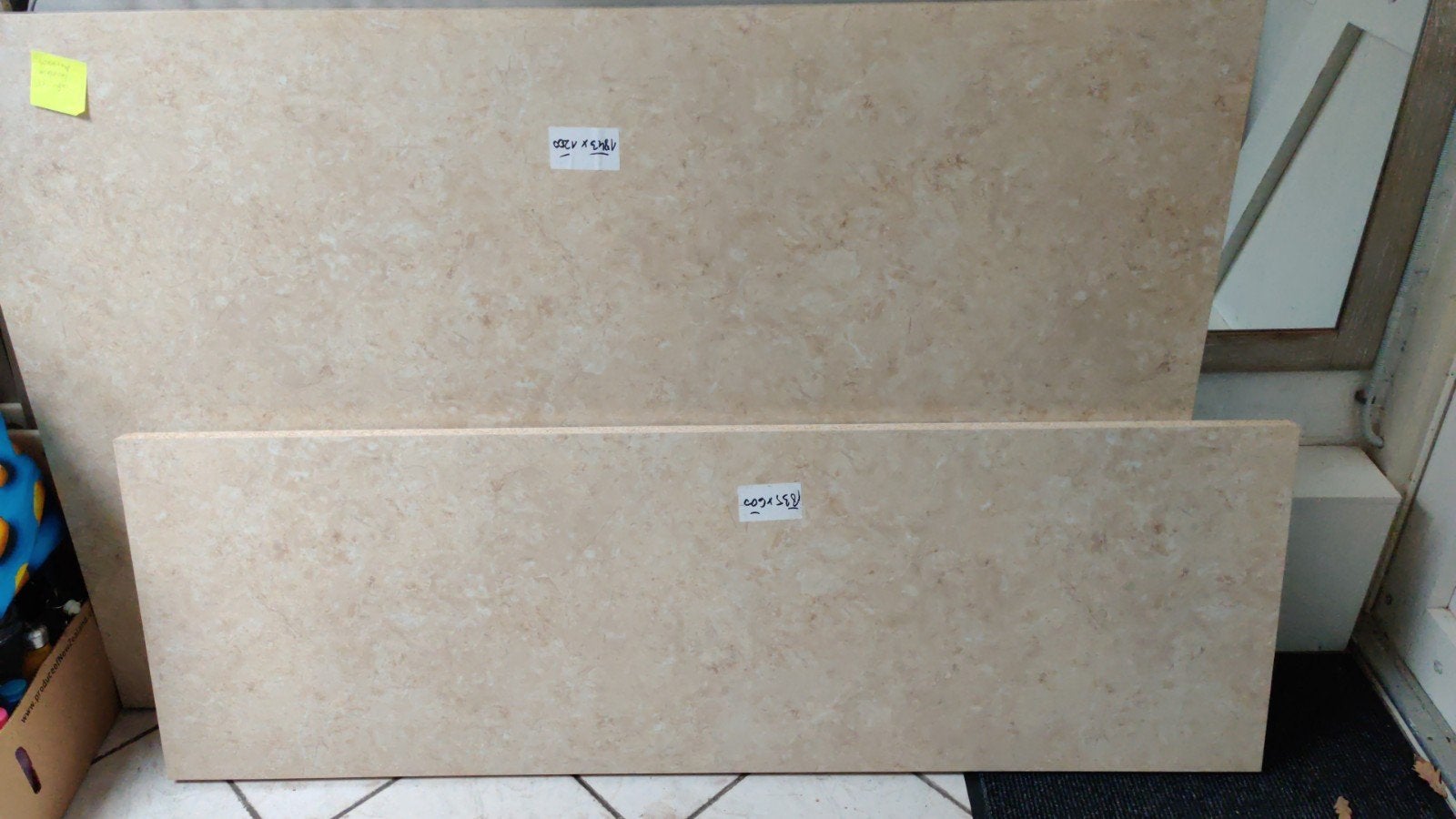 gratis houten Keukenblad - 1x 180x120 cm, Hout, Ophalen, Beige, Overige typen