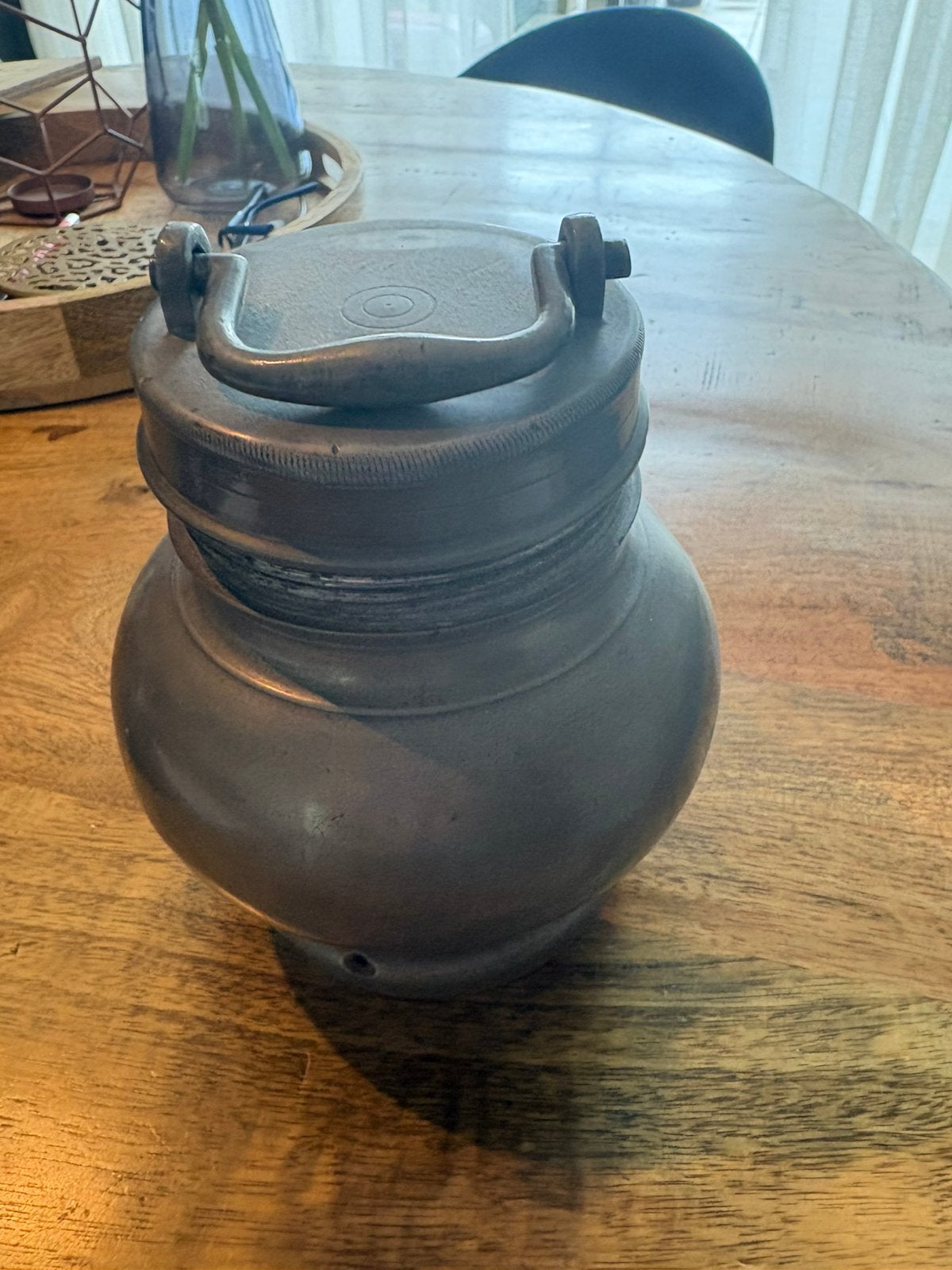 Oude duitse tinnen pot, Ophalen of Verzenden, Zo goed als nieuw