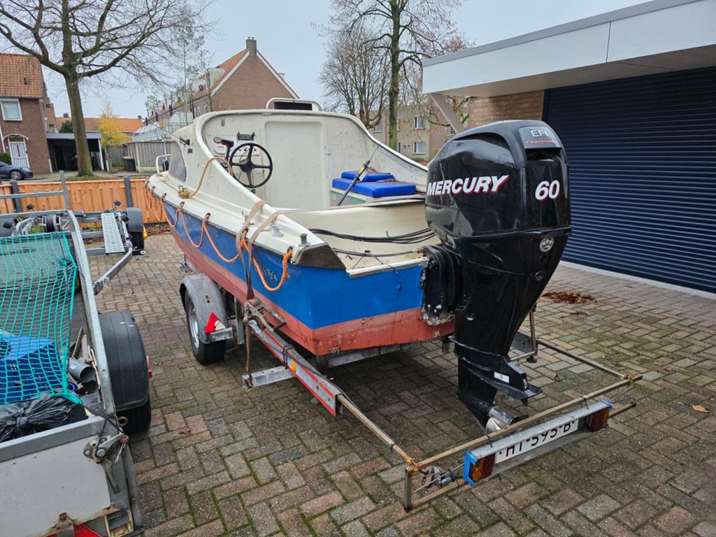 Mercury F60 ,2010, 72 draaiuren, Watersport en Boten, Ophalen of Verzenden, Elektrische start