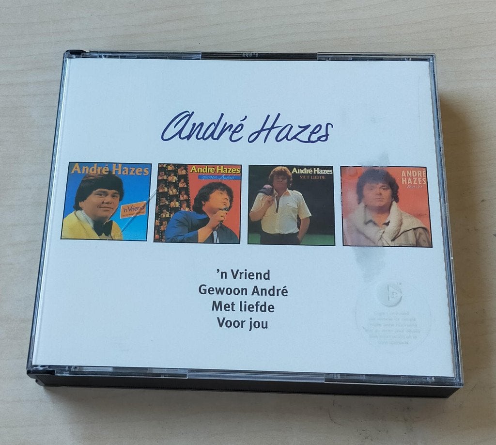 Andre Hazes 4CD Box 2006 EMI 'n Vriend Gewoon Andre Met Lie, Ophalen of Verzenden, Gebruikt, Levenslied of Smartlap