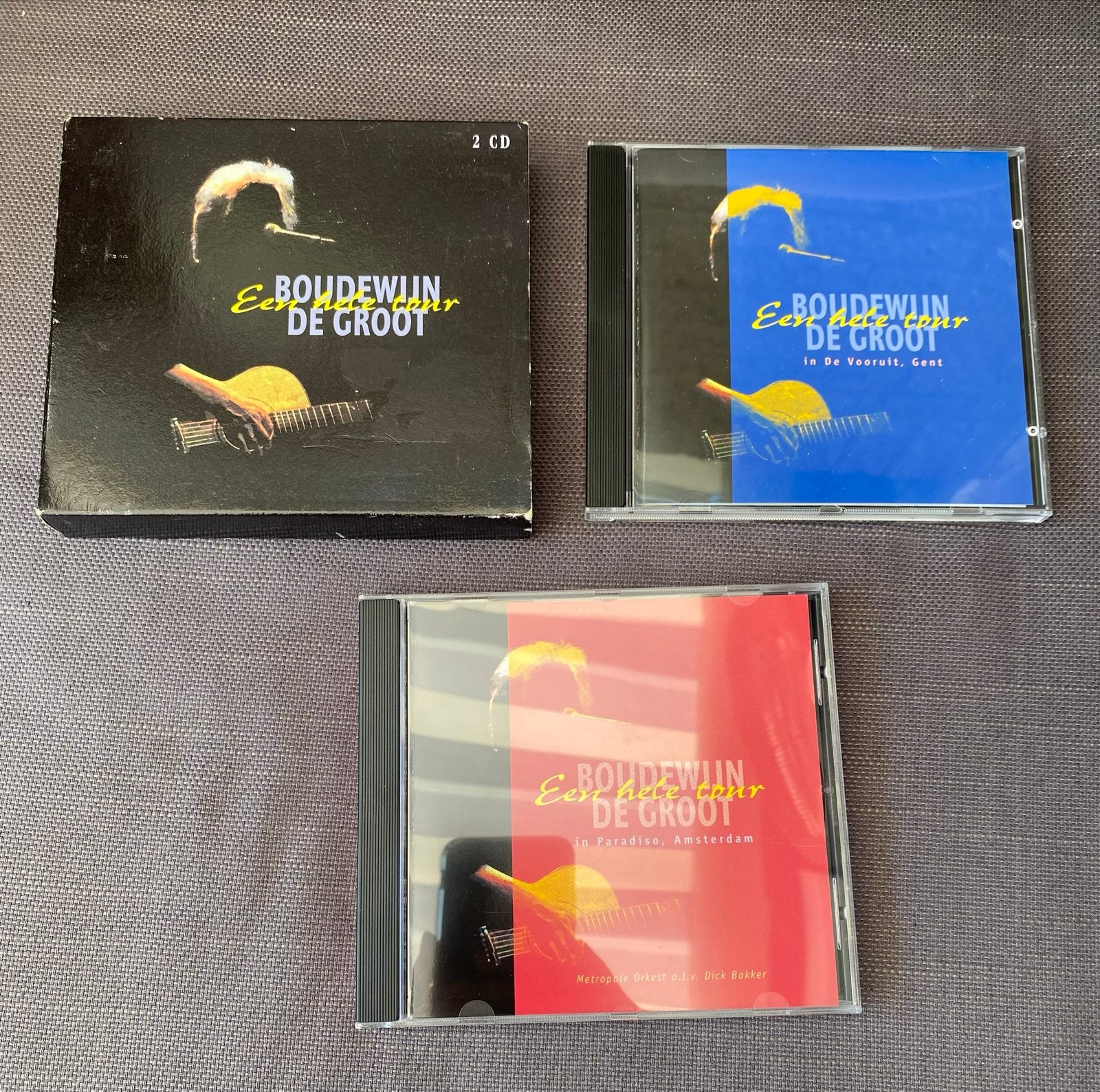 Boudewijn de Groot een hele tour In Paradiso & De Vooruit, Ophalen of Verzenden, Gebruikt, Pop