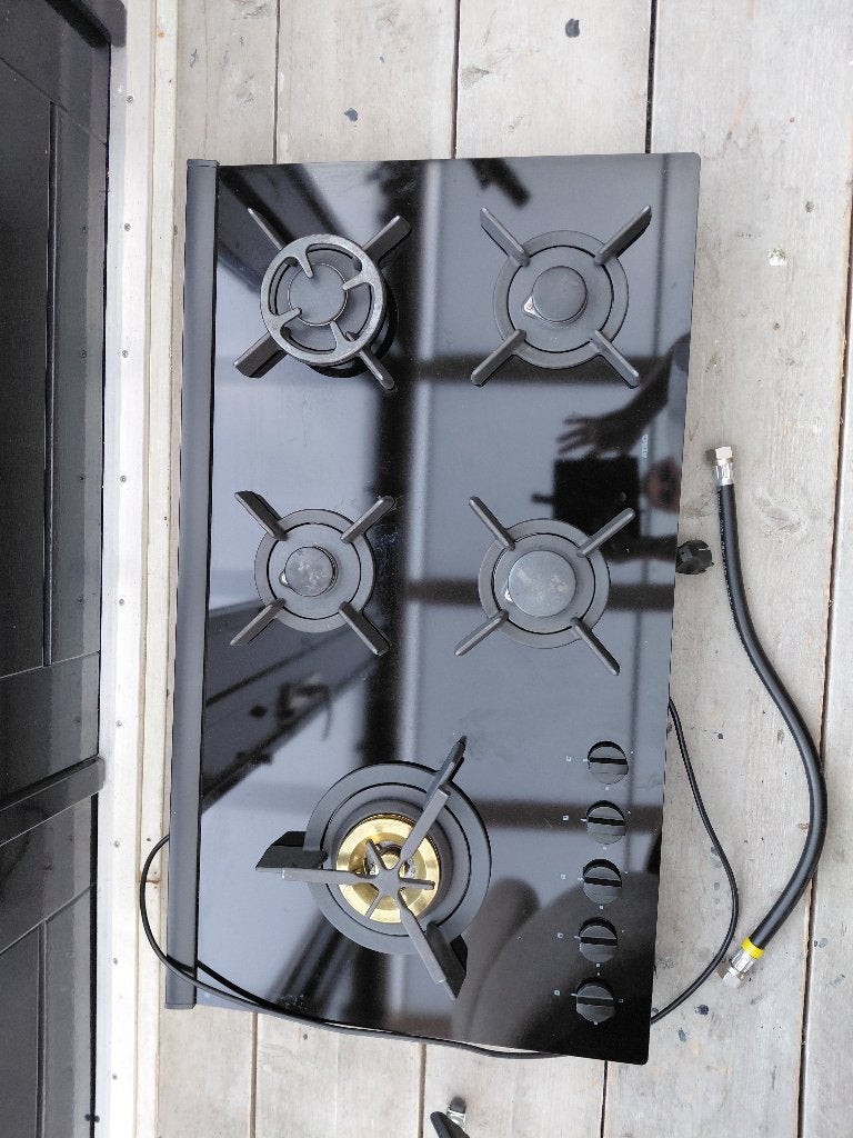 Atag gasfornuis met wokbrander, Ophalen, Gebruikt, Inbouw, Gas