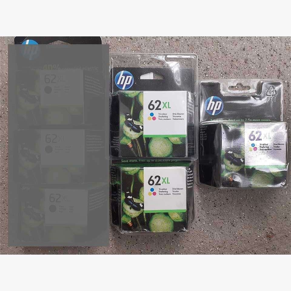 HP '62XL' inkjet cartridges 3x TRI-COLOR nieuw in blister p4, Ophalen of Verzenden, Nieuw, Cartridge