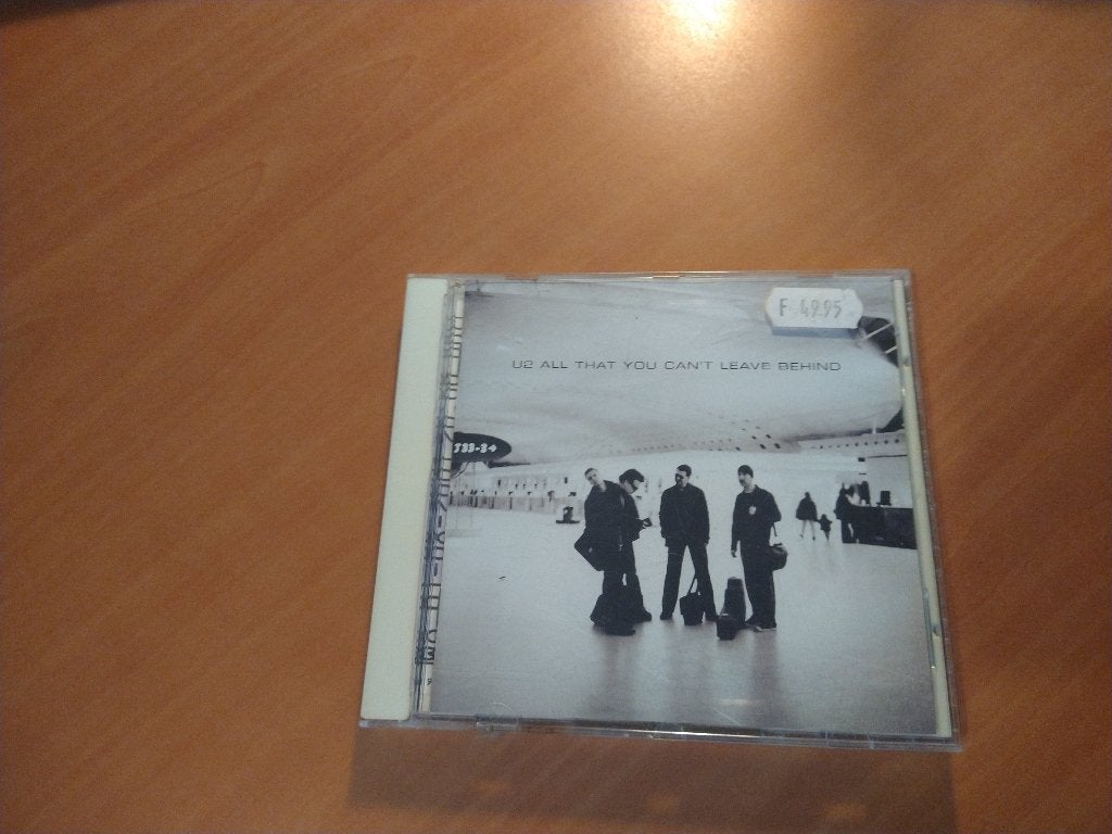 CD U2 – All That You Can't Leave Behind + entreekaartje, Ophalen of Verzenden, Zo goed als nieuw, Poprock