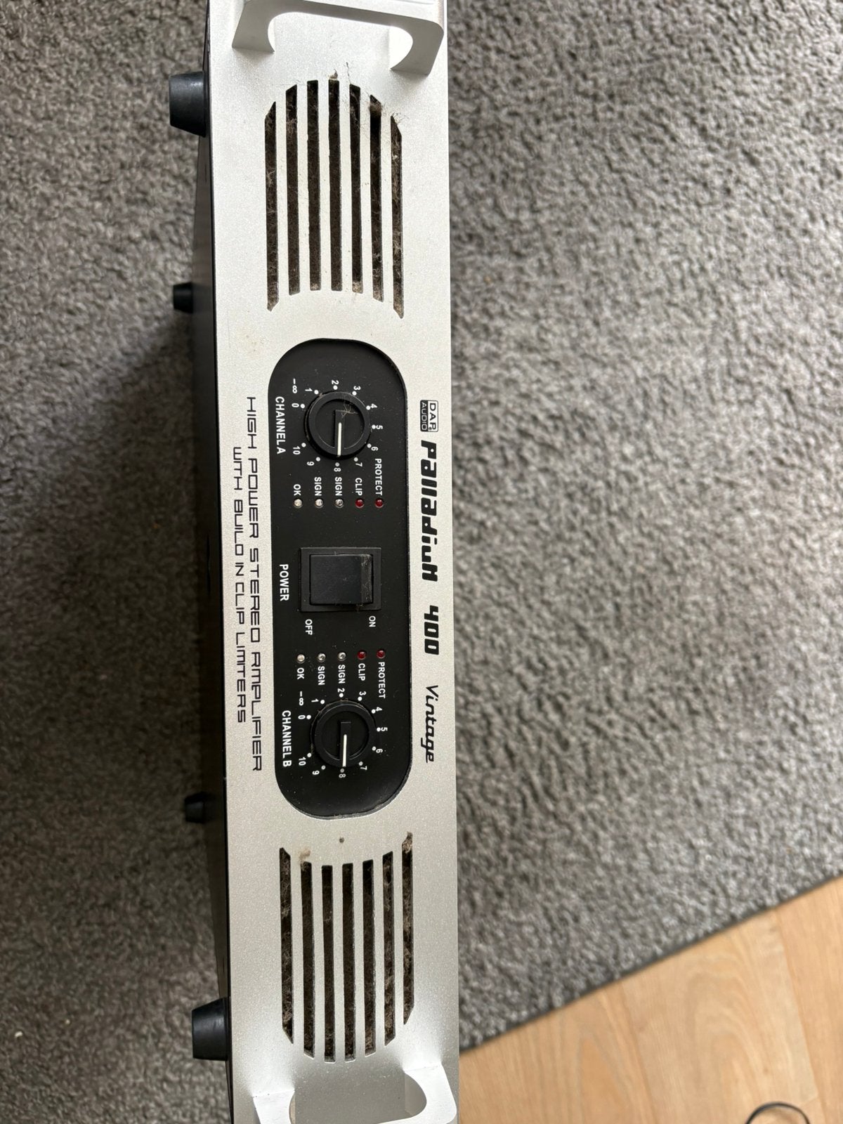 DAP palladium 400 versterker, Ophalen of Verzenden, Gebruikt, 120 watt of meer, Overige merken