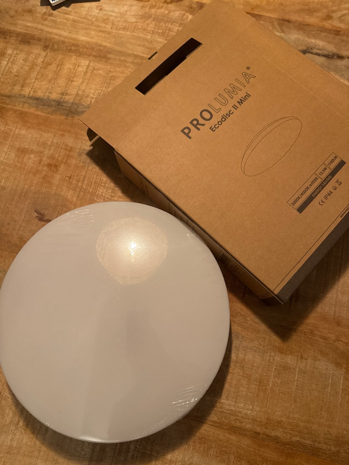 Prolumia Ecodisc II Mini LED Plafondlamp - Nieuw in doos, Wit, Smart home compatibel, Nieuw, Overige fittingen