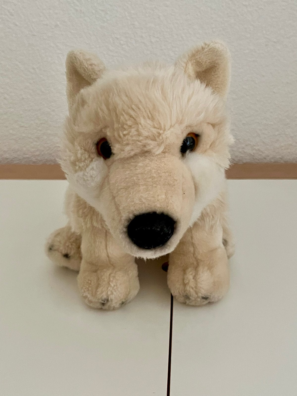 Schattige Artis Witte Wolf Knuffel - Zo goed als nieuw, Overige merken, Overige karakters, Overige typen, Ophalen of Verzenden