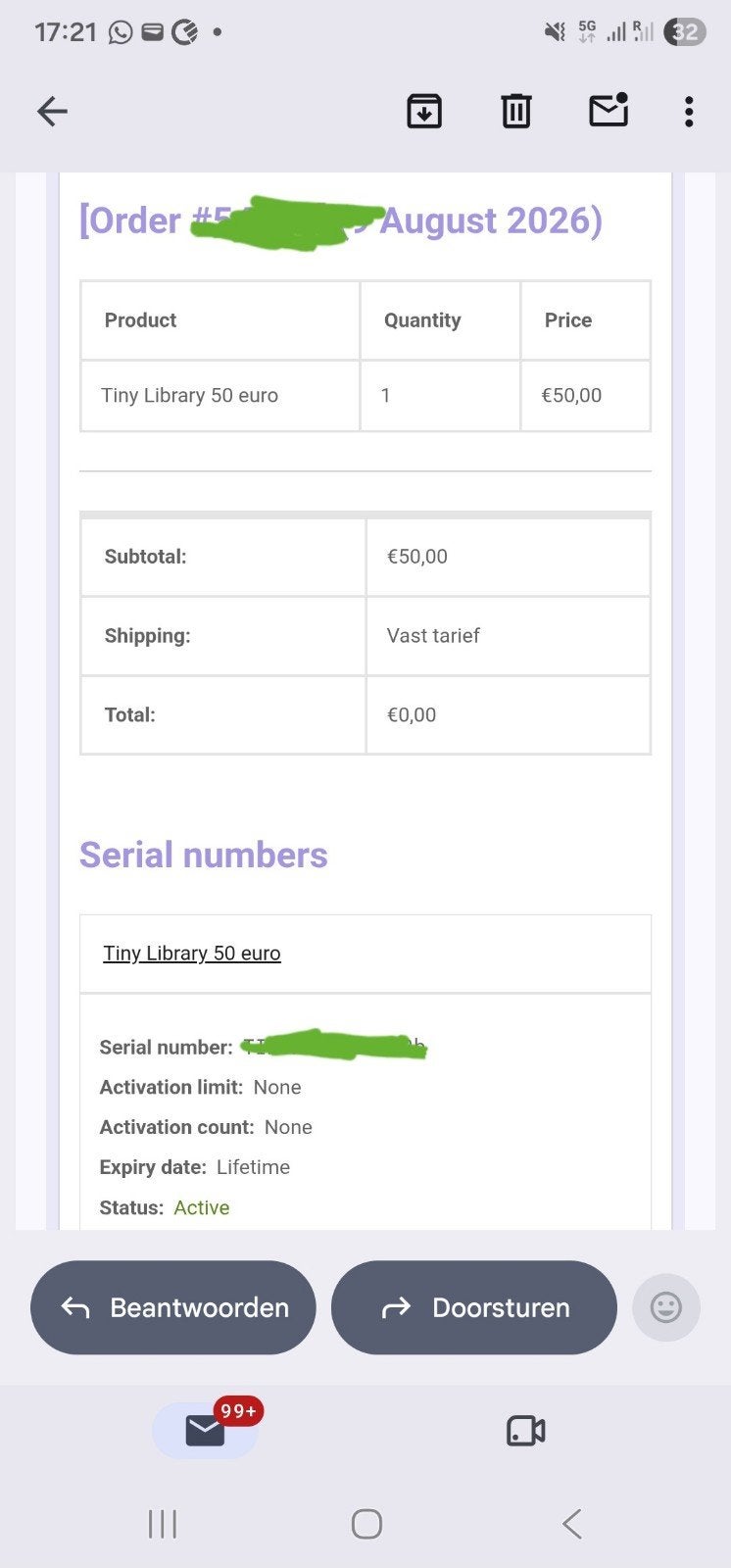 Tiny Library Cadeaukaart Giftcard 50 euro, Tickets en Kaartjes, Kortingen en Cadeaubonnen