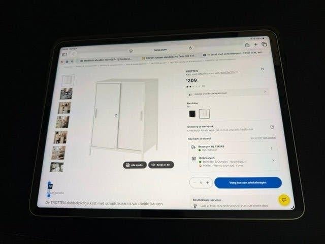 Kast met schuifdeuren , afsluitbaar, Huis en Inrichting, Ophalen, Met deur(en), 100 tot 150 cm, 50 tot 100 cm