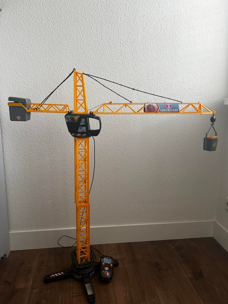 Grote speelgoedkraan met afstandsbediening, Ophalen, Zo goed als nieuw, Jongen of Meisje
