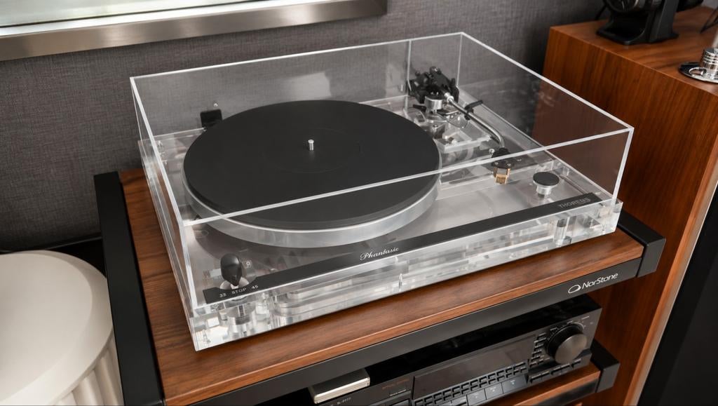 Thorens Phantasie plexiglas met SME Series III en ADC TRX-2, Audio, Tv en Foto, Platenspelers, Ophalen, Zo goed als nieuw, Platenspeler