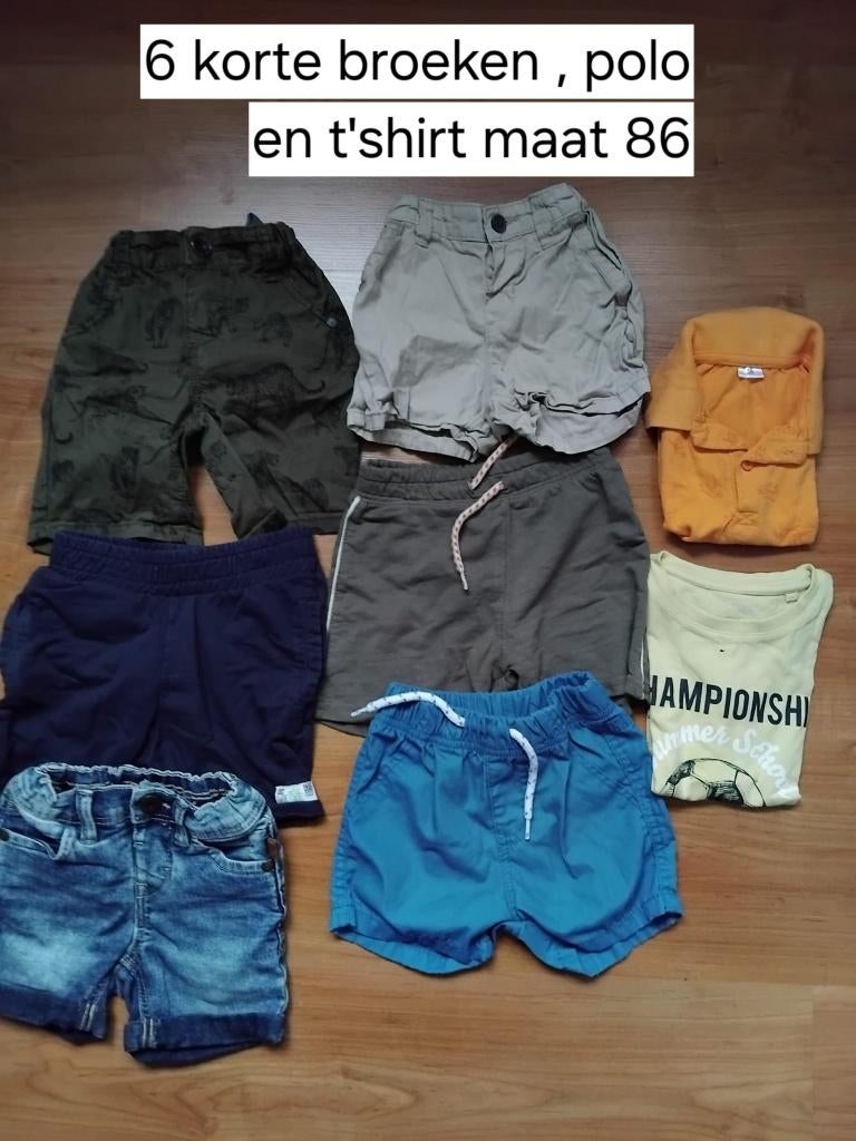 ZOMER KLEDING MAAT 86, Kinderen en Baby's, Babykleding | Maat 86, Ophalen, Zo goed als nieuw, Jongetje