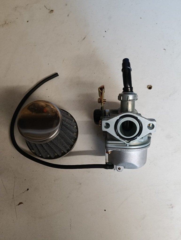 Carburateur 19 mm kabelchoke, sportfilter, spruitstuk, Ophalen of Verzenden, Nieuw, Carburateur, Onbekend